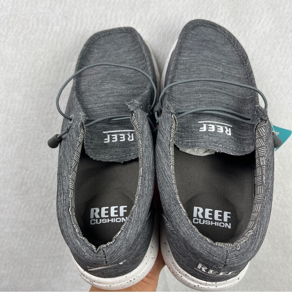 Reef Cushion Coast TX Gray Slip On Shoes Comfort Men's Size 9.5  NWT C17019 - Picture 3 of 9